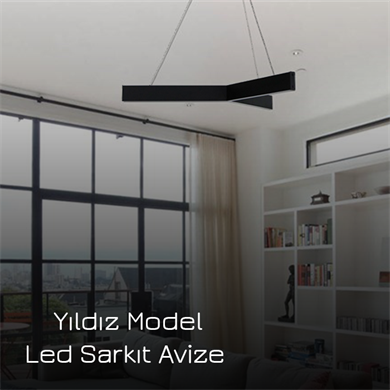 Led Sarkıt Avize Yıldız Model Monolux ML 61131