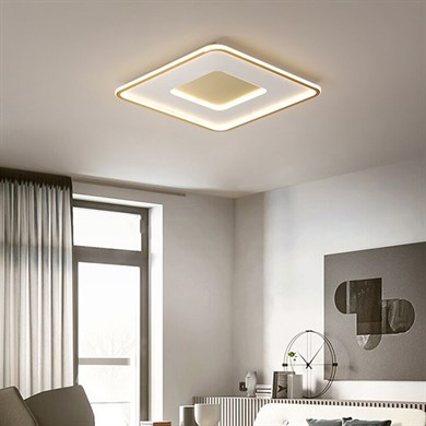 Monolux Kare Model Led İç-Dış Aydınlatmalı Plafonyer 80x80 cm ML 54102K