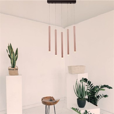 Led Sarkıt Avize 5li Boru Model Monolux ML 83001L