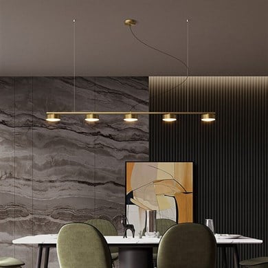 Led Sarkıt Avize Gold 5 Modüllü Monolux ML 84004