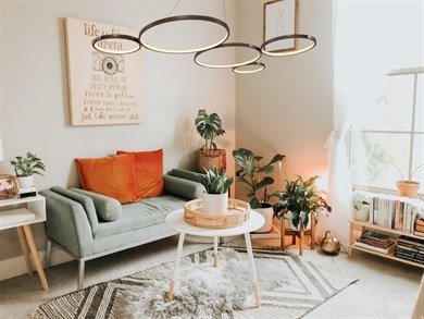 Led Sarkıt Avize 5li Çember Model monolux ML 30058