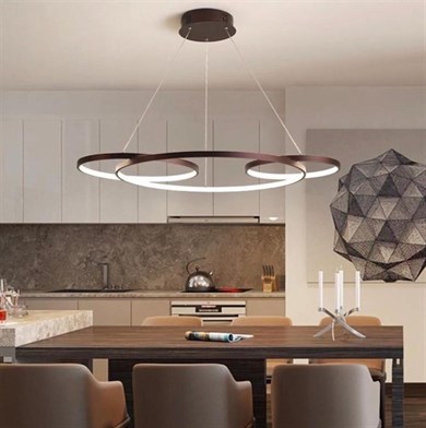 Led Sarkıt Avize 3lü Çember Model Monolux ML 30062