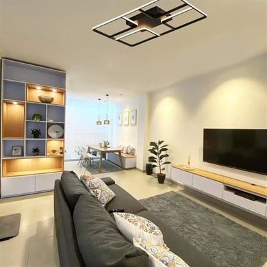 Led Plafonyer Dikdörtgen Loft Tasarım Monolux ML 30065