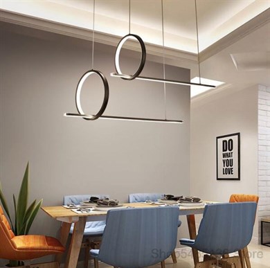 Led Sarkıt Avize Çemberli Kılıç Model Monolux ML 30066