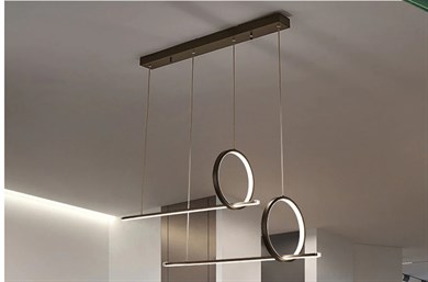 Led Sarkıt Avize Çemberli Kılıç Model Monolux ML 30066