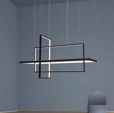 Monolux Lineer 3lü Dikdörtgen Led Sarkıt Avize ML 30072