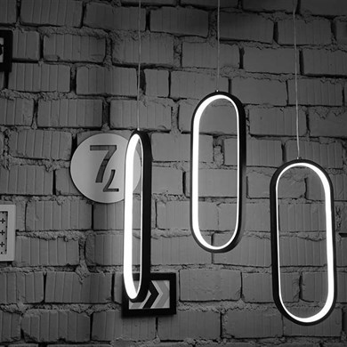 Monolux Dikey Oval Model Led Sarkıt Avize ML 30074