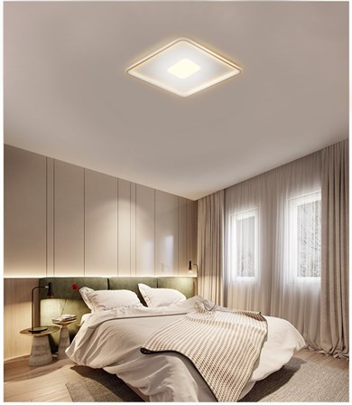 Monolux Kare Model Led İç-Dış Aydınlatmalı Plafonyer 60x60 cm ML 54101K