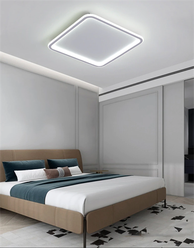 Monolux Kare Model Led İç-Dış Aydınlatmalı Plafonyer 80x80 cm ML 54102