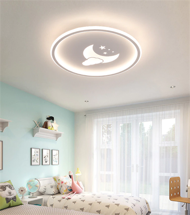 Monolux Ay Dede Model Led İç-Dış Aydınlatmalı Plafonyer 40 cm çap ML 54104B