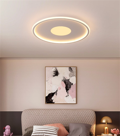 Monolux Çember Model Led İç-Dış Aydınlatmalı Plafonyer 80 cm çap ML 54106Y