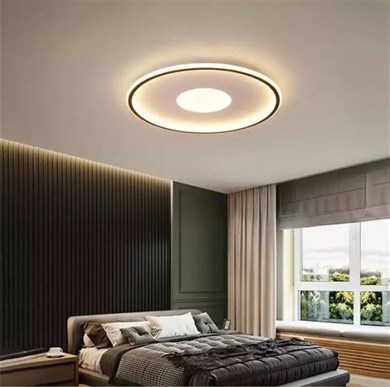 Monolux Çember Model Led İç-Dış Aydınlatmalı Plafonyer 80 cm çap ML 54106Y