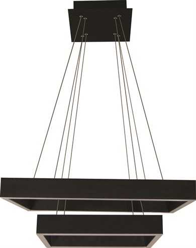 Led Sarkıt Avize 2li Kare Model Monolux ML 61111