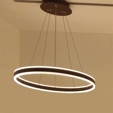 Led Sarkıt Avize Çift Yönlü 1li Daire Monolux Tekli ML 61901