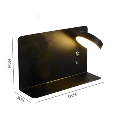 USB Sarjlı Yatakbaşı Aplik ML 74130