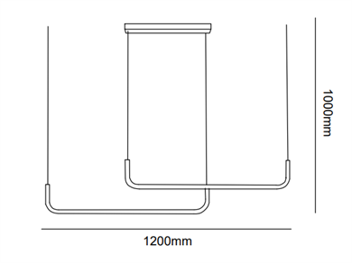 Led Sarkıt Avize Modern Slim Model Monolux ML 80015