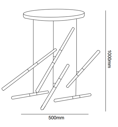 Led Sarkıt Avize 6lı Boru Model Monolux ML 83031