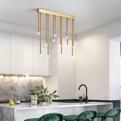 Led Sarkıt Avize Gold Boru Model Monolux ML 83080