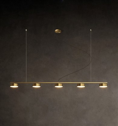 Led Sarkıt Avize Gold 5 Modüllü Monolux ML 84004