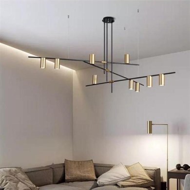 Gold Detaylı Led Sarkıt Avize Monolux ML 84007