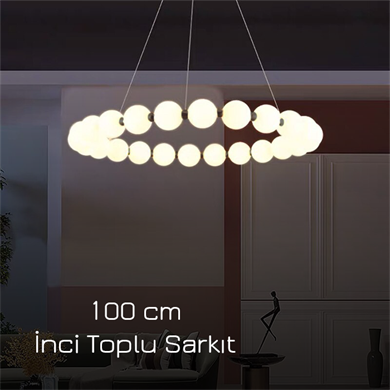 Monolux 100 cm İnci Toplu Sarkıt Avize ML 83503
