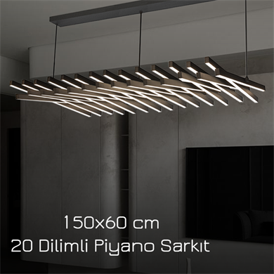 Monolux 20 Dilimli Piyano Sarkıt Avize ML 36004