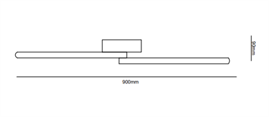Monolux 2li Kesik Çember Led Plafonyer ML 30076