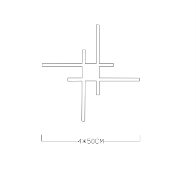 Monolux 4lü Lineer Led Aplik ML 74156