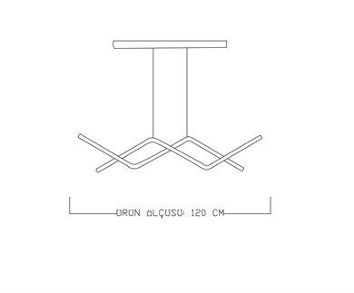 Monolux 7li Çember Led Sarkıt Avize ML 30102