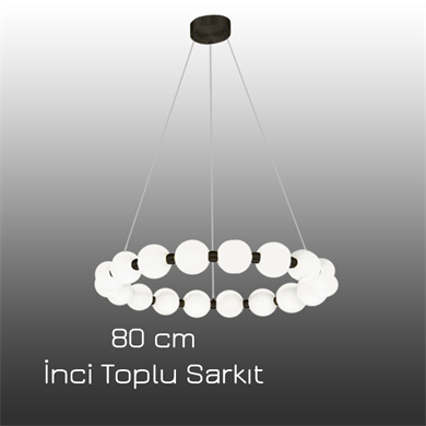 Monolux 80 cm İnci Toplu Sarkıt Avize ML 83502