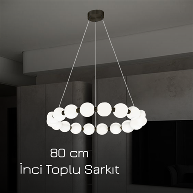 Monolux 80 cm İnci Toplu Sarkıt Avize ML 83502