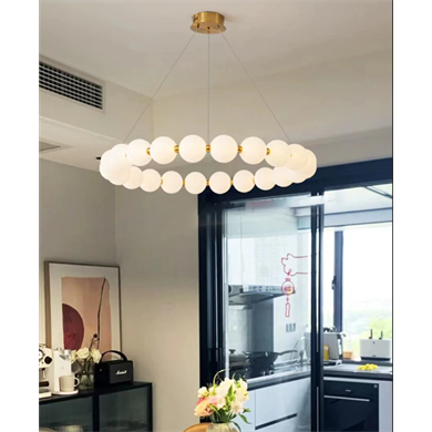 Monolux 80 cm İnci Toplu Sarkıt Avize ML 83502