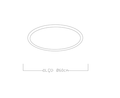Monolux Çember Led Plafonyer ML 54105