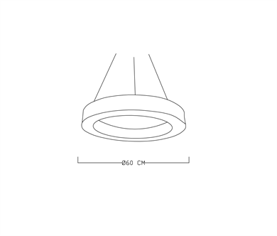 Monolux Çember Led Sarkıt Avize ML 2014-30-60