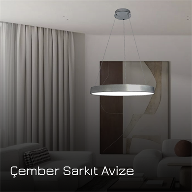 Monolux 40 cm Çember Sarkıt Avize ML 3014-30-40