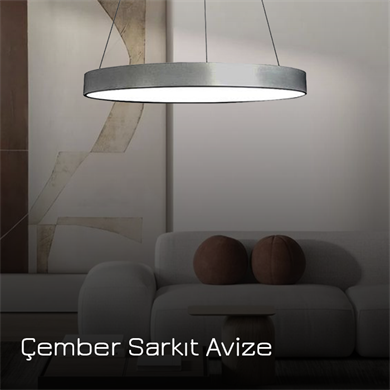 Monolux 40 cm Çember Sarkıt Avize ML 3014-30-40