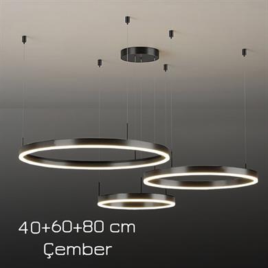 Monolux Circlelight Led 3lü Çember Sarkıt Avize ML 30044