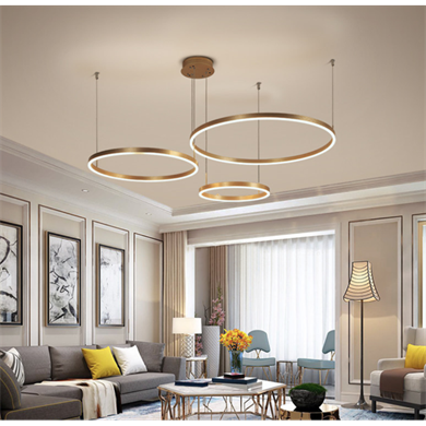 Monolux Circlelight Led 3lü Çember Sarkıt Avize ML 30044