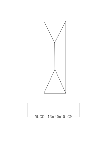 Monolux Dikdörtgen Endirekt Led Aplik ML 74111
