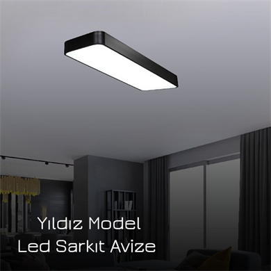 Monolux Dikdörtgen Plafonyer Avize ML 54057