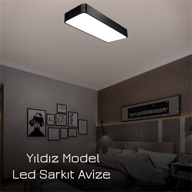 Monolux Dikdörtgen Plafonyer Avize ML 54057