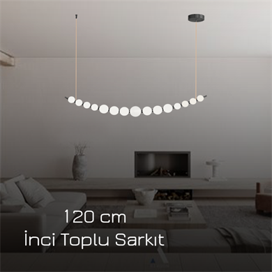 Monolux İnci Top Sarkıt Avize 120 CM ML 83521
