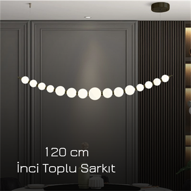 Monolux İnci Top Sarkıt Avize 120 CM ML 83521