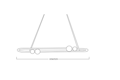 Monolux İnci Toplu Akrilik Led Sarkıt ML 83604
