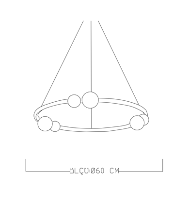 Monolux İnci Toplu Sarkıt Modern Avize ML 83601