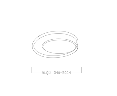 Monolux İskandinav Led Plafonyer ML 36503