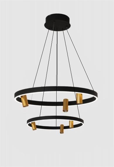 Monolux 2li Spotlu Çember Sarkıt Avize ML 31042