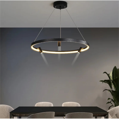 Sarkıt Led Avize Spotlu Çember ML 31041 Led Avize