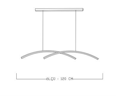 Monolux Yassı Led Sarkıt Avize ML 32024