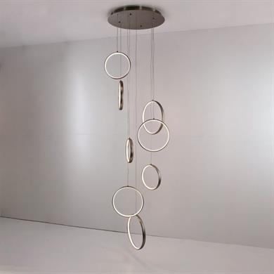 Sekizli Halka Sarkıt Avize Monolux ML 30031